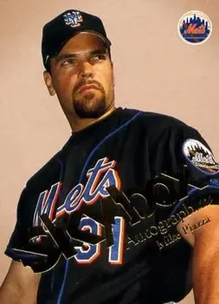 2004 SkyBox Autographics #43 - Mike Piazza - New York Mets
