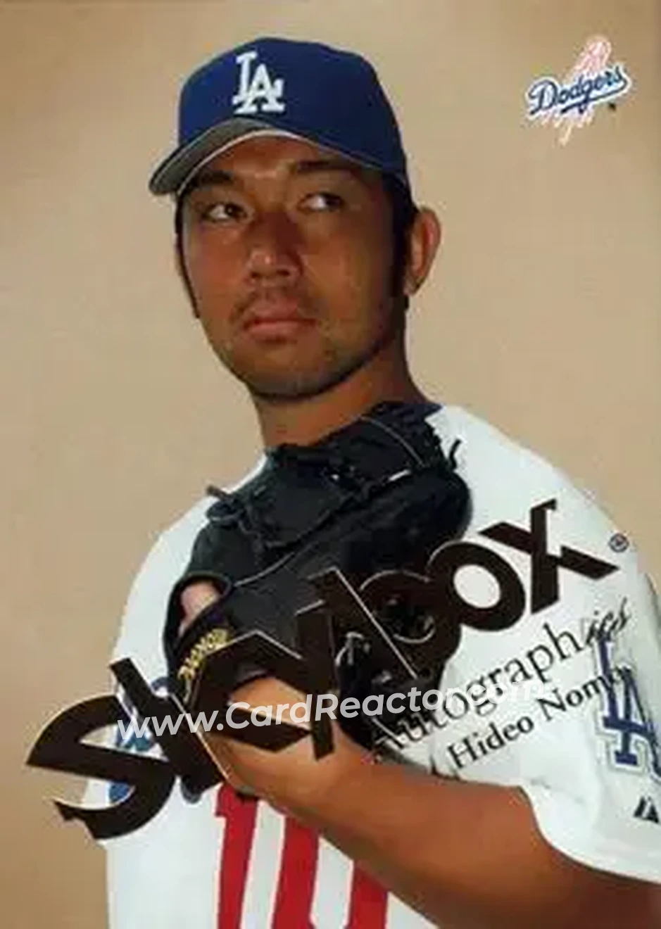 2004 SkyBox Autographics #45 - Hideo Nomo - Los Angeles Dodgers - Front