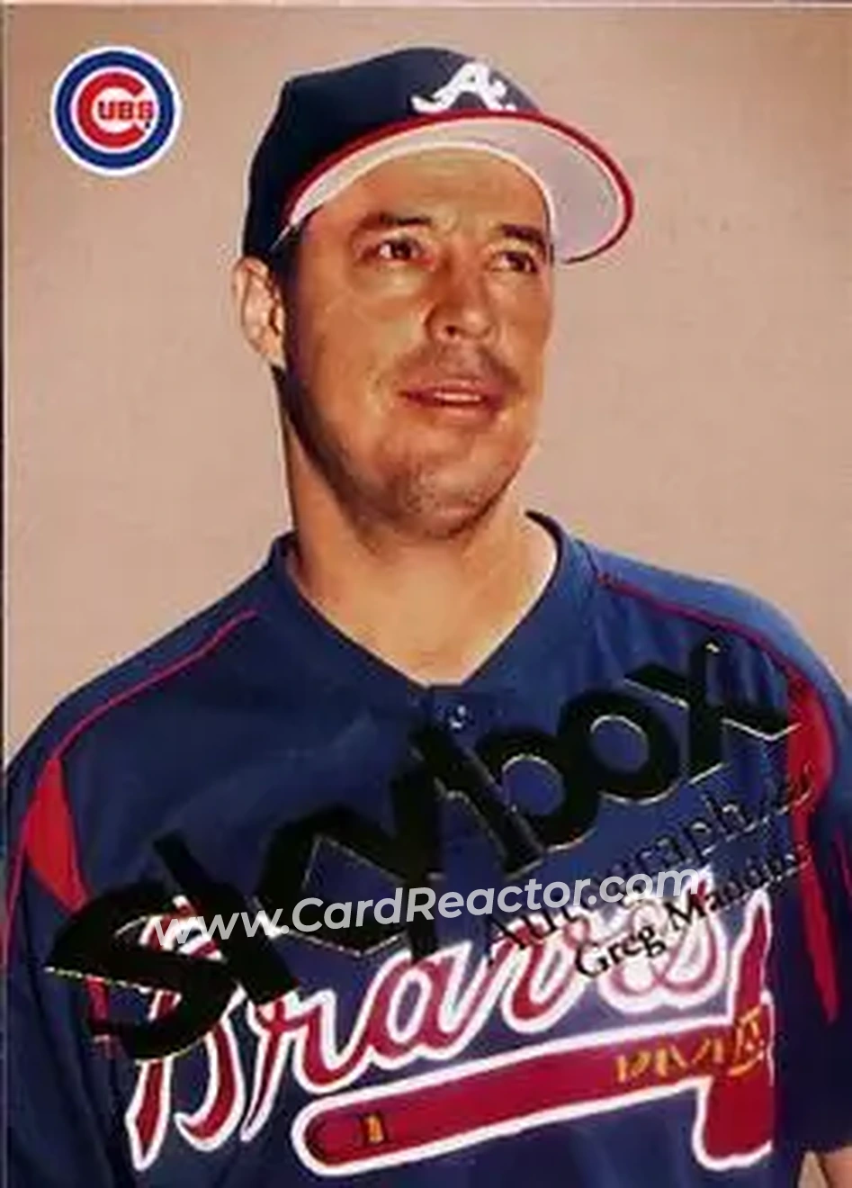 2004 SkyBox Autographics #47 - Greg Maddux - Chicago Cubs - Front