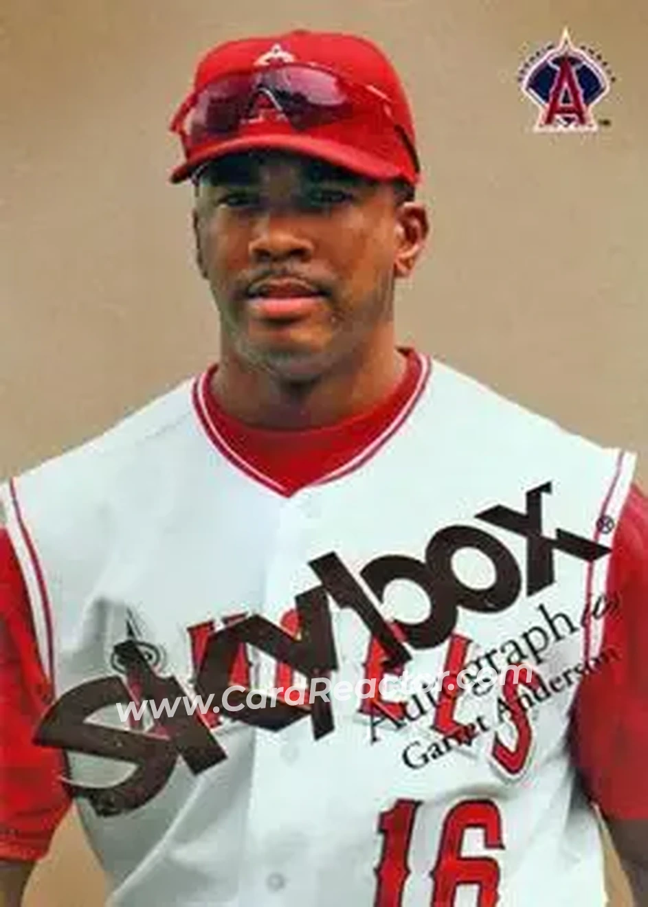 2004 SkyBox Autographics #50 - Garret Anderson - Anaheim Angels - Front
