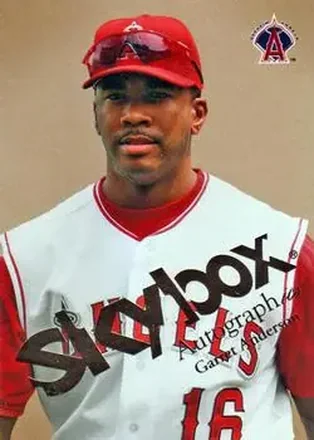 2004 SkyBox Autographics #50 - Garret Anderson - Anaheim Angels