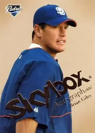 2004 SkyBox Autographics #58 - Brian Giles - San Diego Padres