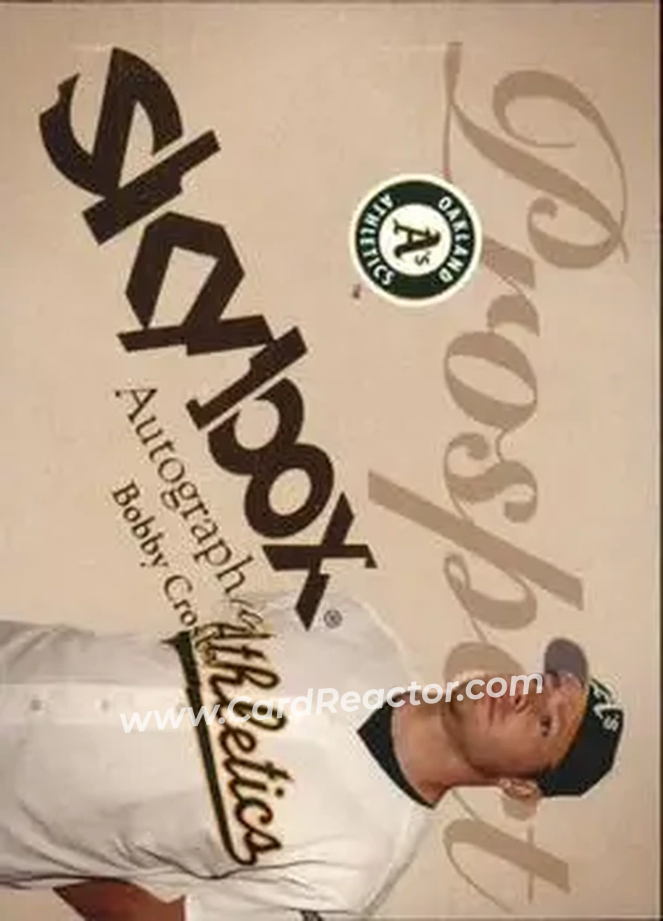 2004 SkyBox Autographics #68 - Bobby Crosby - Oakland Athletics - Front