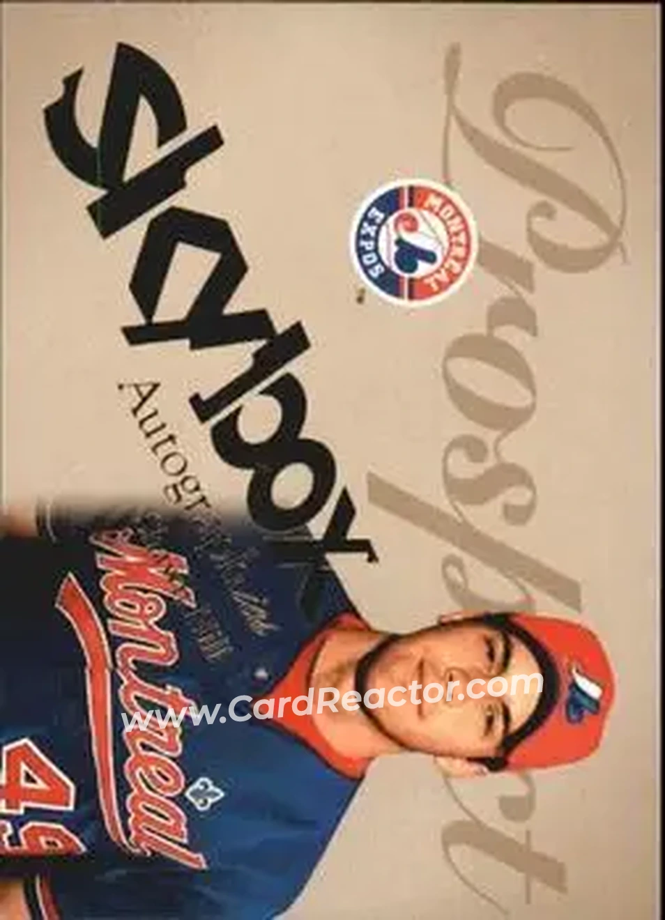 2004 SkyBox Autographics #78 - Shawn Hill - Montreal Expos - Front