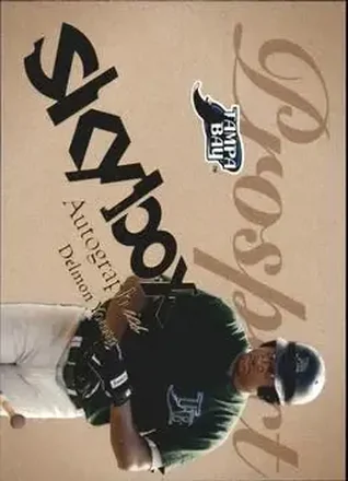 2004 SkyBox Autographics #85 - Delmon Young - Tampa Bay Devil Rays
