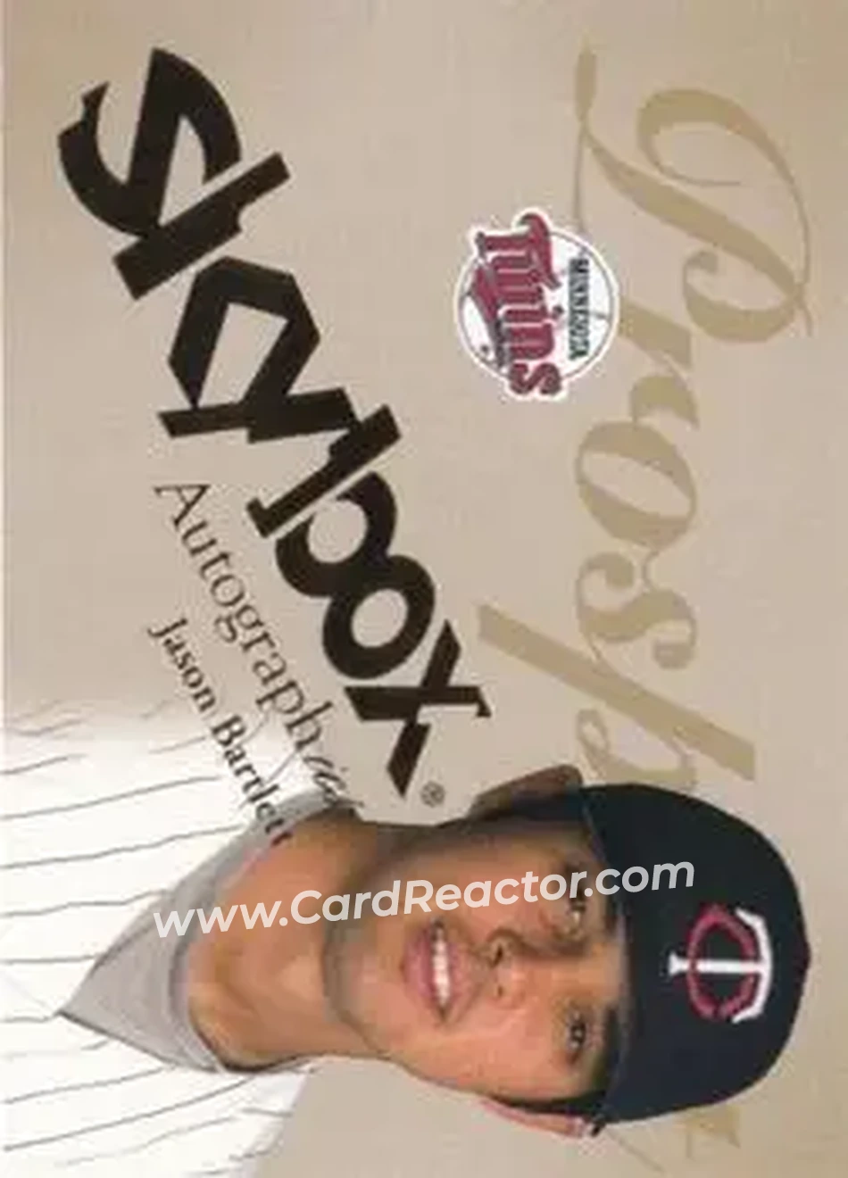 2004 SkyBox Autographics #86 - Jason Bartlett - Minnesota Twins - Front