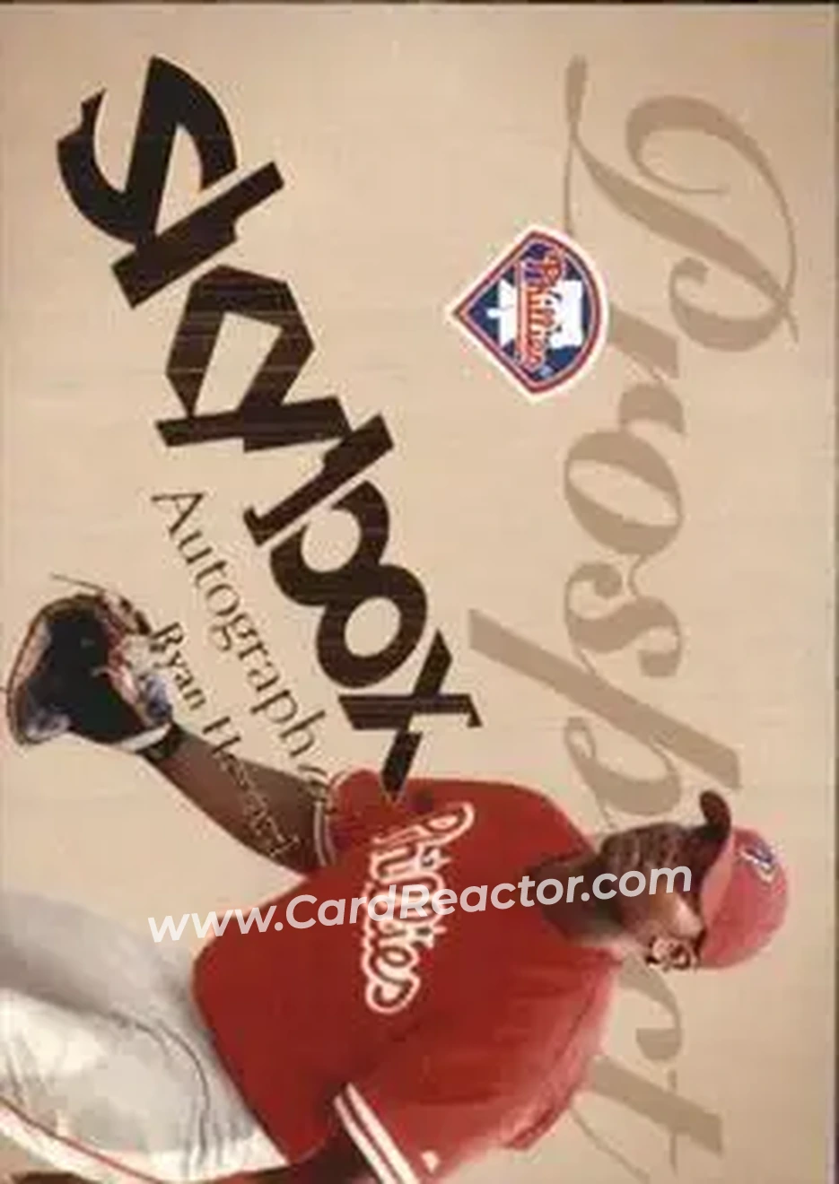 2004 SkyBox Autographics #89 - Ryan Howard - Philadelphia Phillies - Front