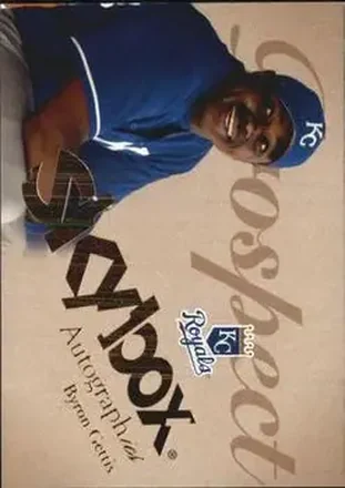 2004 SkyBox Autographics #95 - Byron Gettis - Kansas City Royals