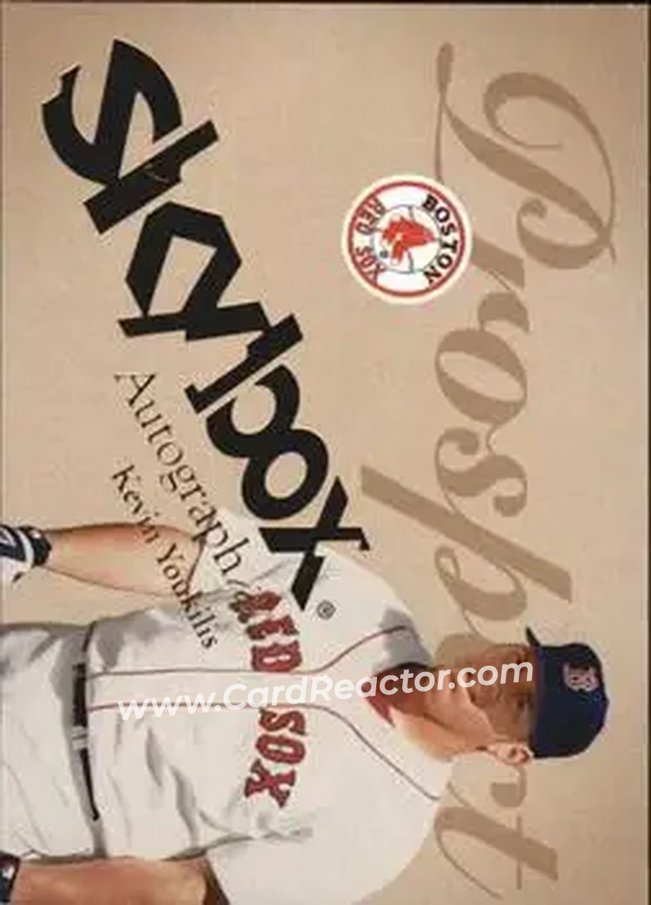 2004 SkyBox Autographics #96 - Kevin Youkilis - Boston Red Sox - Front