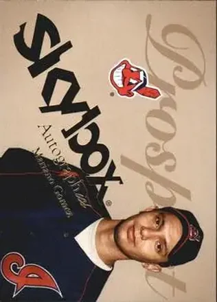 2004 SkyBox Autographics #98 - Mariano Gomez - Cleveland Indians