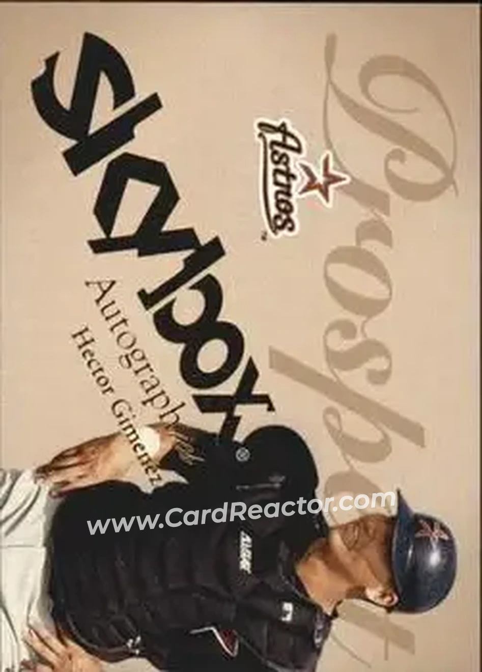 2004 SkyBox Autographics #99 - Hector Gimenez - Houston Astros - Front 2004 SkyBox Autographics #99 - Hector Gimenez - Houston Astros - Front