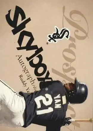 2004 SkyBox Autographics #100 - Ruddy Yan - Chicago White Sox