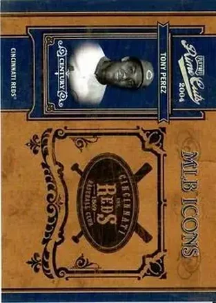 2004 Playoff Prime Cuts II - MLB Icons Century Silver #MLB-34 - Tony Pérez - Cincinnati Reds
