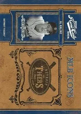 2004 Playoff Prime Cuts II - MLB Icons Century Silver #MLB-37 - Al Kaline - Detroit Tigers