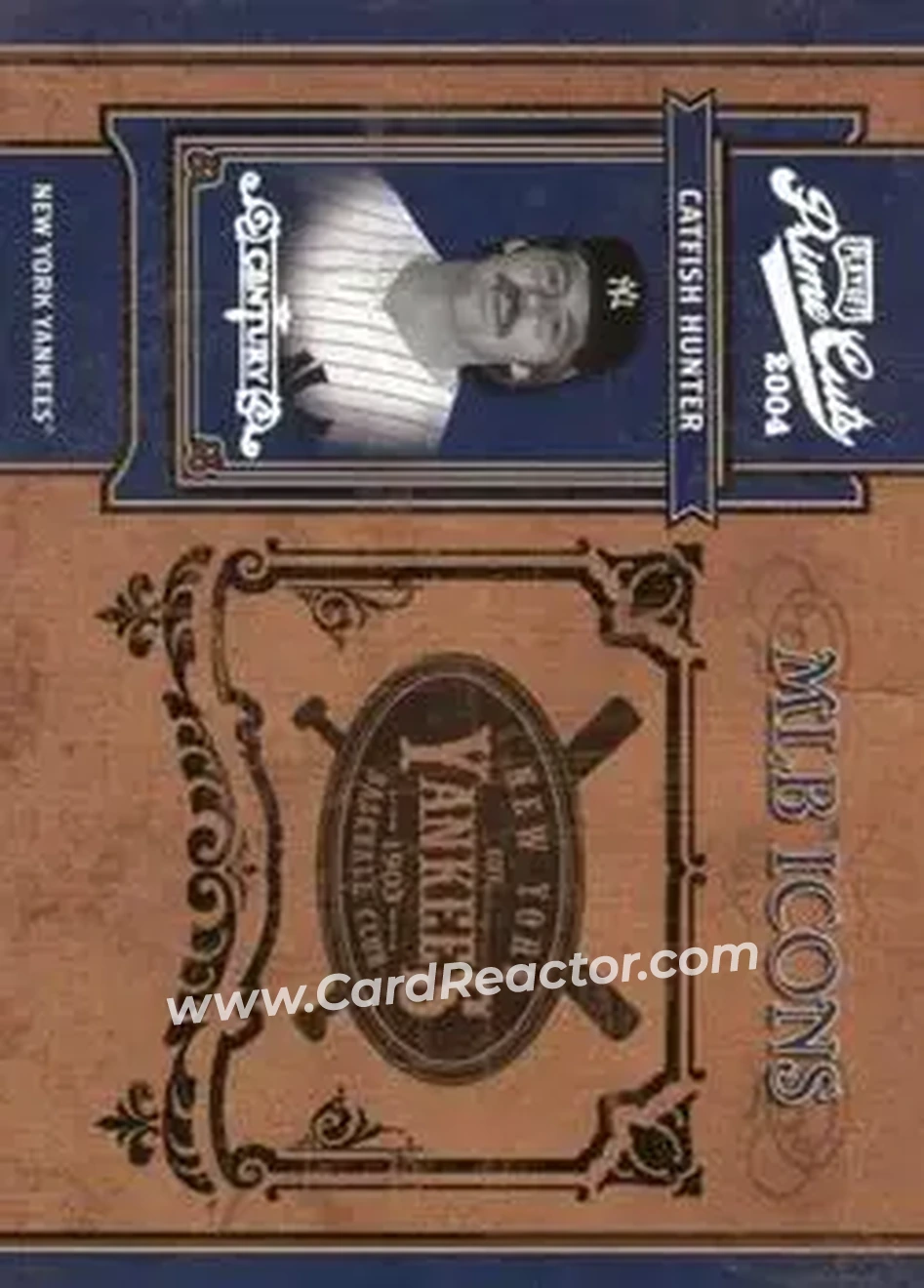 2004 Playoff Prime Cuts II - MLB Icons Century Silver #MLB-60 - Jim Hunter - New York Yankees - Front