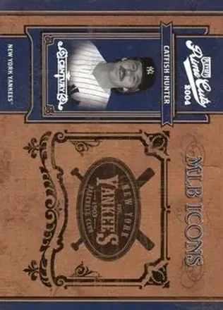 2004 Playoff Prime Cuts II - MLB Icons Century Silver #MLB-60 - Jim Hunter - New York Yankees