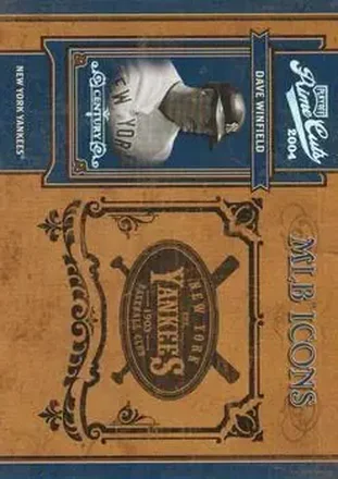 2004 Playoff Prime Cuts II - MLB Icons Century Silver #MLB-62 - Dave Winfield - New York Yankees