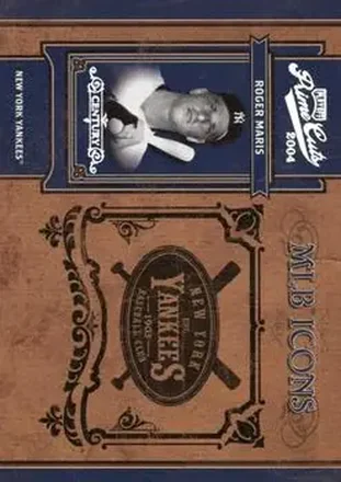 2004 Playoff Prime Cuts II - MLB Icons Century Silver #MLB-71 - Roger Maris - New York Yankees