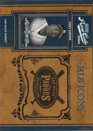 2004 Playoff Prime Cuts II - MLB Icons Century Silver #MLB-88 - Tony Gwynn - San Diego Padres