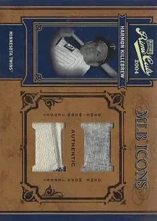 2004 Playoff Prime Cuts II - MLB Icons Material Combo #MLB-49 - Harmon Killebrew - Minnesota Twins