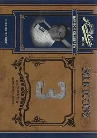 2004 Playoff Prime Cuts II - MLB Icons Material Number #MLB-49 - Harmon Killebrew - Minnesota Twins