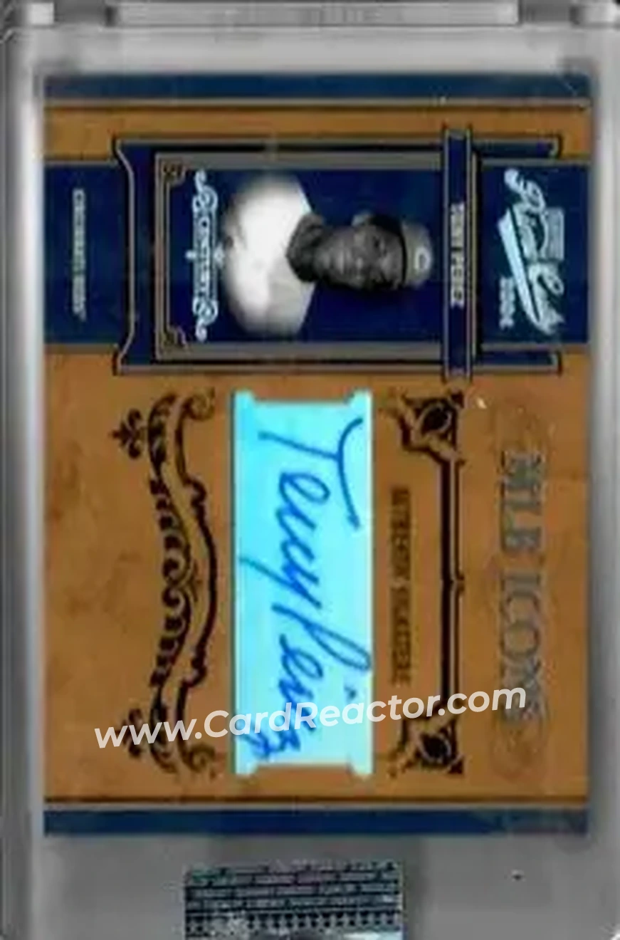 2004 Playoff Prime Cuts II - MLB Icons Signature Century Silver #MLB-34 - Tony Pérez - Cincinnati Reds - Front