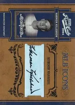 2004 Playoff Prime Cuts II - MLB Icons Signature Century Silver #MLB-100 - Harmon Killebrew - Washington Senators