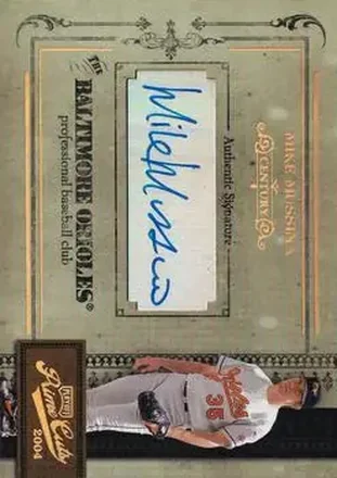 2004 Playoff Prime Cuts II - Signature Century Gold #87 - Mike Mussina - Baltimore Orioles