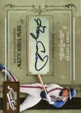 2004 Playoff Prime Cuts II - Signature Century Silver #95 - Gary Carter - New York Mets