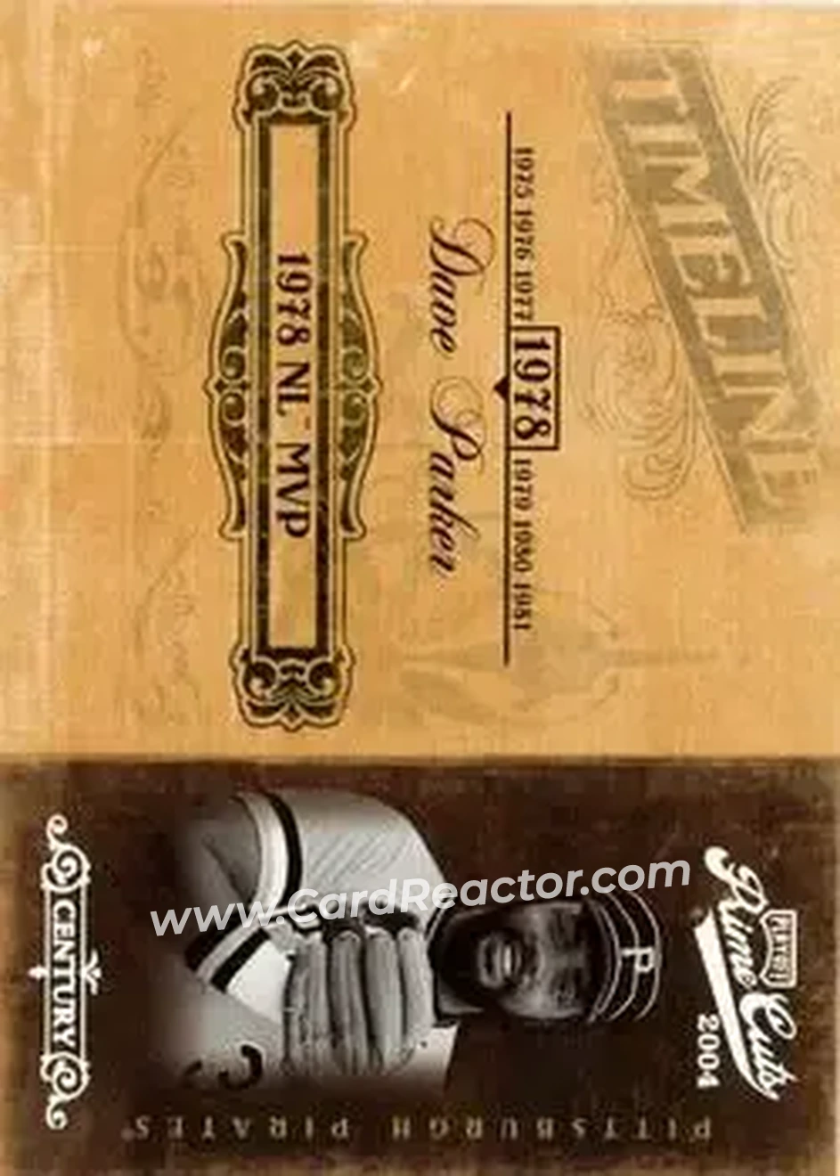 2004 Playoff Prime Cuts II - Timeline Century Silver #TL-18 - Dave Parker - Pittsburgh Pirates - Front