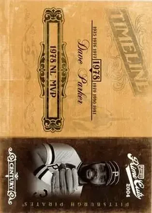 2004 Playoff Prime Cuts II - Timeline Century Silver #TL-18 - Dave Parker - Pittsburgh Pirates