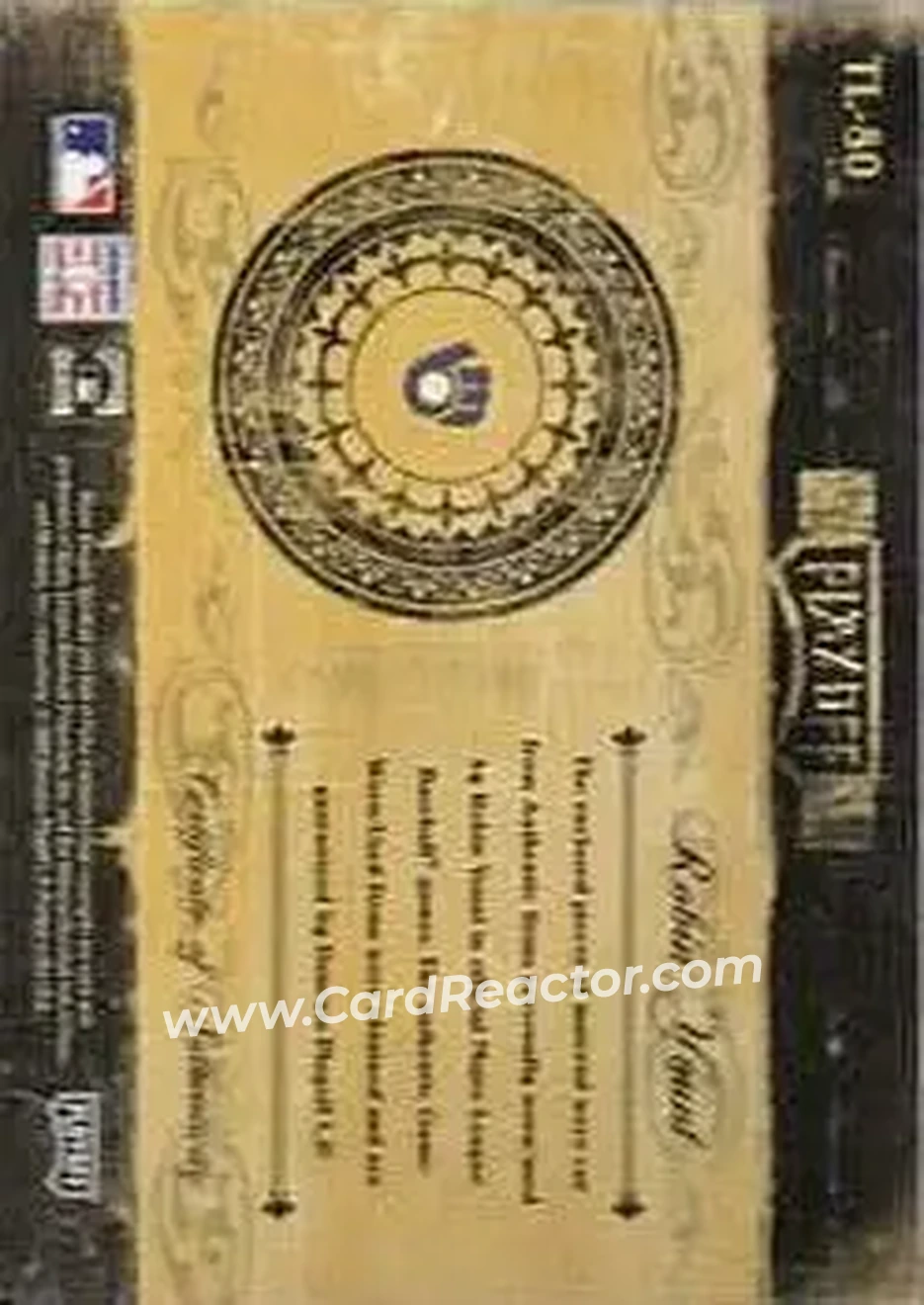 2004 Playoff Prime Cuts II - Timeline Material Trio HOF #TL-80 - Robin Yount - Milwaukee Brewers - Back 2004 Playoff Prime Cuts II - Timeline Material Trio HOF #TL-80 - Robin Yount - Milwaukee Brewers - Back