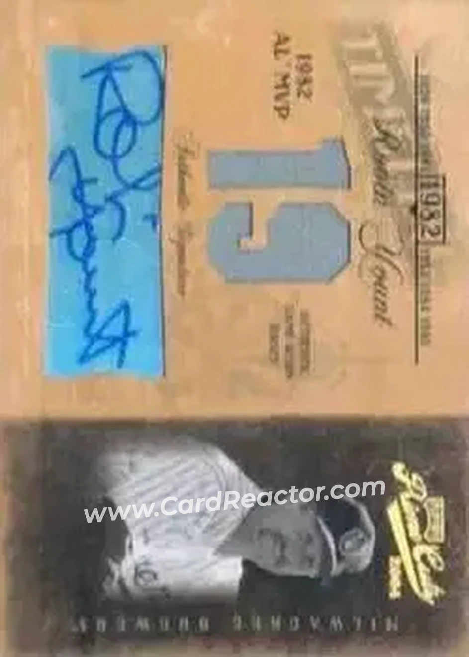 2004 Playoff Prime Cuts II - Timeline Signature Material Number #TL-80 - Robin Yount - Milwaukee Brewers - Front