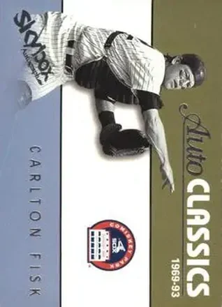 2004 SkyBox Autographics - Autoclassics #3 AC - Carlton Fisk - Chicago White Sox