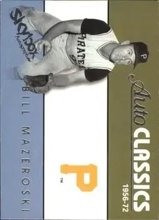 2004 SkyBox Autographics #4 AC Autoclassics Bill Mazeroski