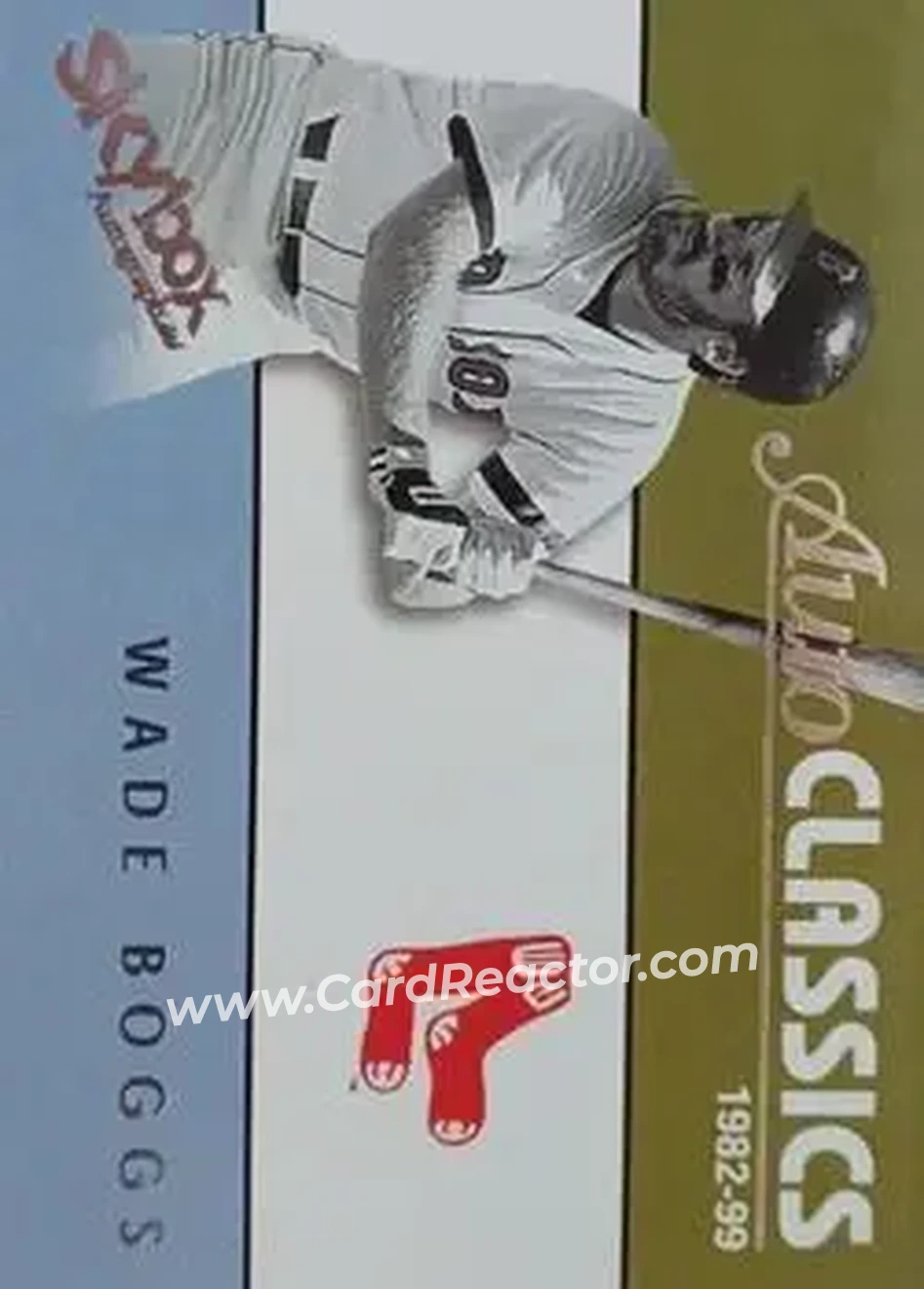 2004 SkyBox Autographics - Autoclassics #8 AC - Wade Boggs - Boston Red Sox - Front