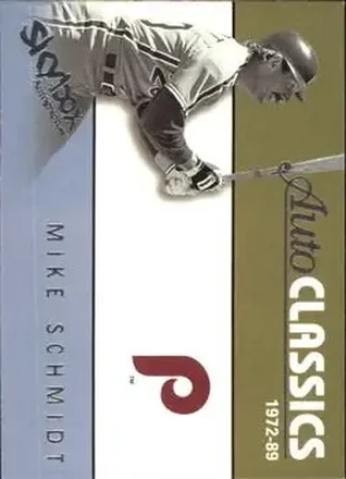2004 SkyBox Autographics - Autoclassics #10 AC - Mike Schmidt - Philadelphia Phillies