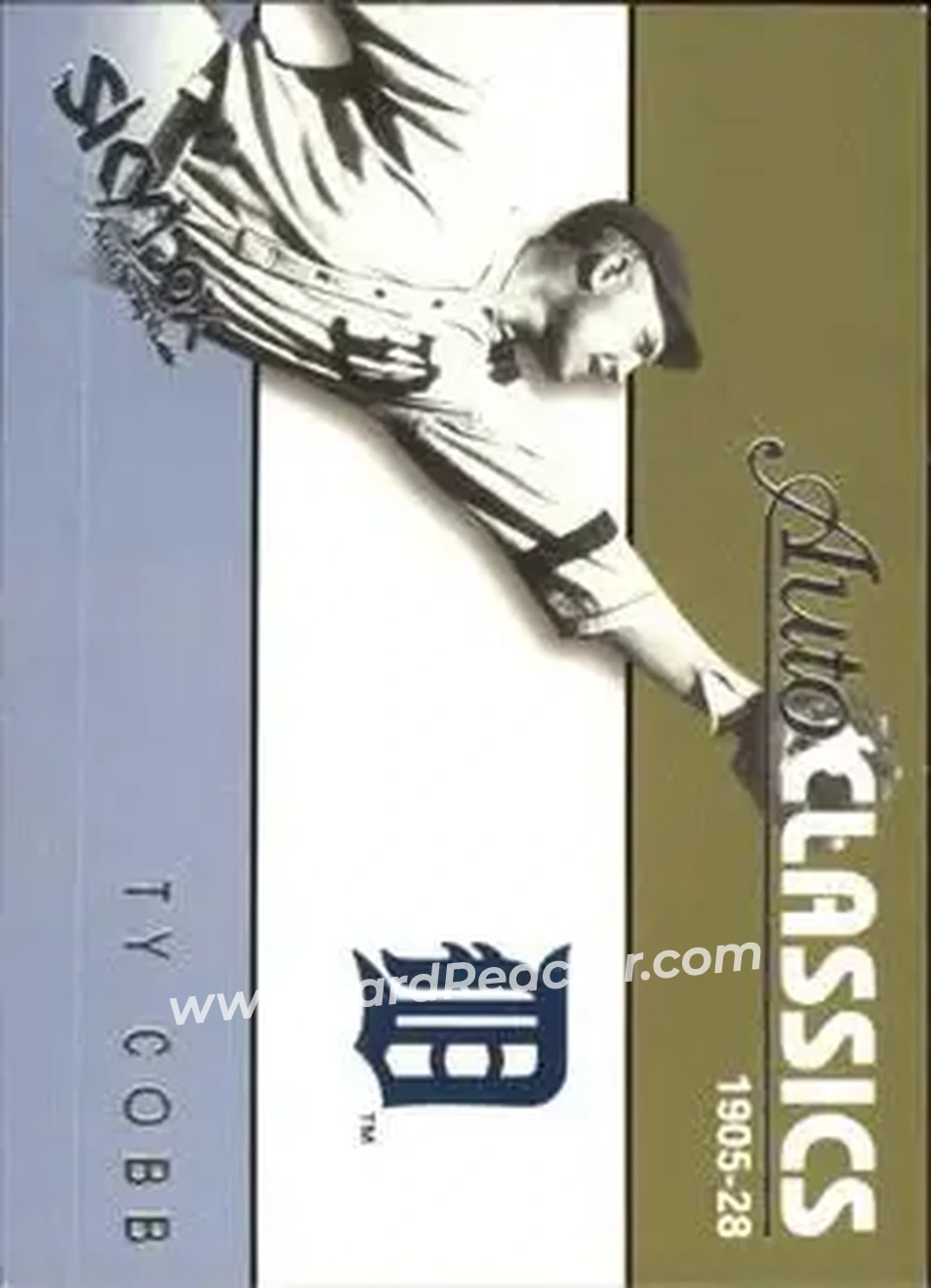 2004 SkyBox Autographics - Autoclassics #12 AC - Ty Cobb - Detroit Tigers - Front