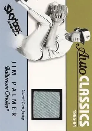 2004 SkyBox Autographics - Autoclassics Memorabilia #AM-JP - Jim Palmer - Baltimore Orioles