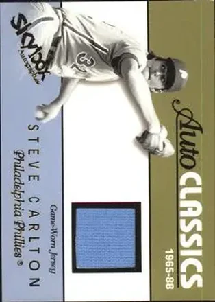 2004 SkyBox Autographics - Autoclassics Memorabilia #AM-SC - Steve Carlton - Philadelphia Phillies