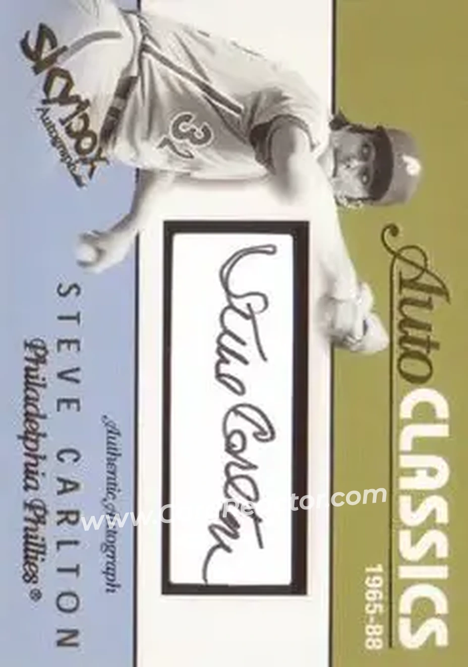 2004 SkyBox Autographics - Autoclassics Signature #AS-SC - Steve Carlton - Philadelphia Phillies - Front