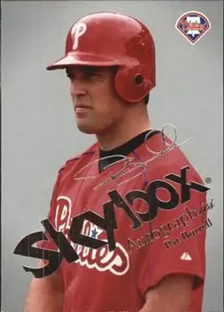 2004 SkyBox Autographics - Insignia #10 - Pat Burrell - Philadelphia Phillies