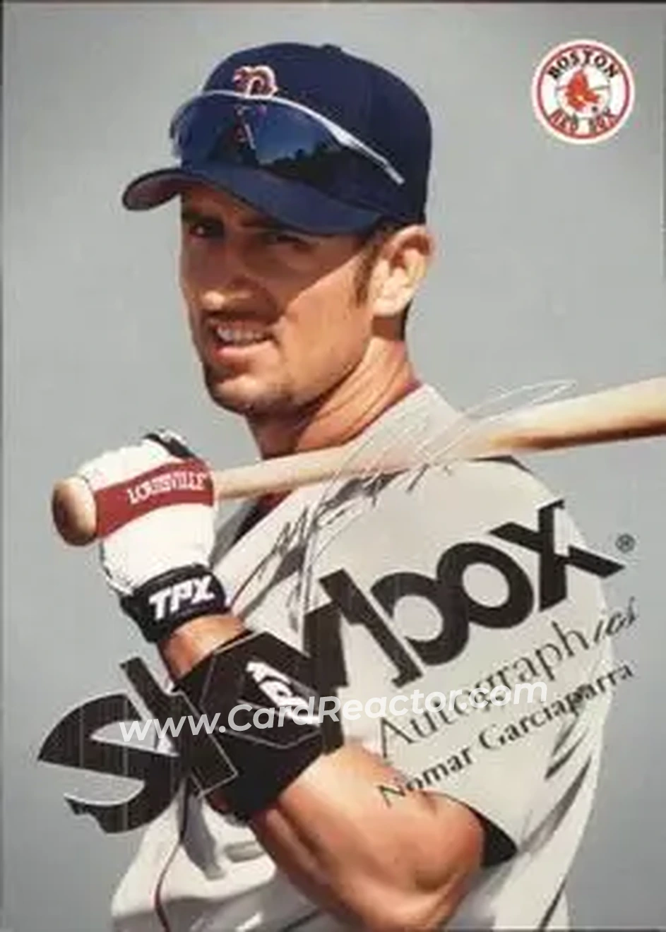2004 SkyBox Autographics - Insignia #16 - Nomar Garciaparra - Boston Red Sox - Front