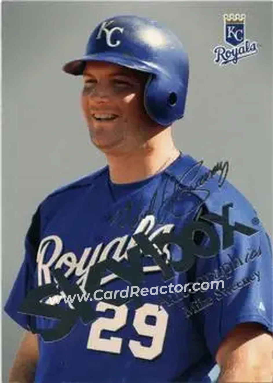 2004 SkyBox Autographics - Insignia #22 - Mike Sweeney - Kansas City Royals - Front