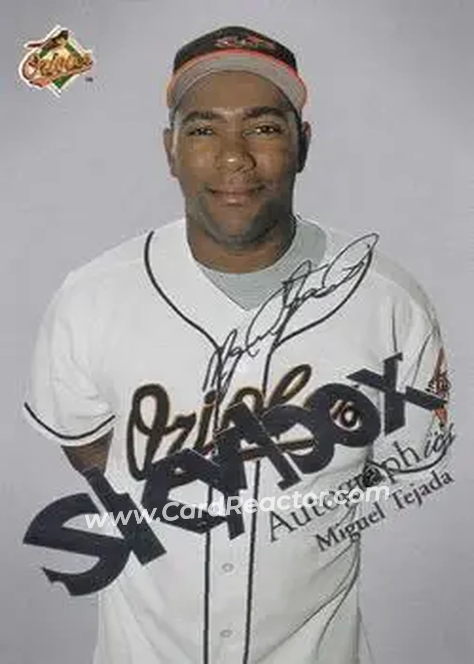 2004 SkyBox Autographics - Insignia #28 - Miguel Tejada - Baltimore Orioles - Front