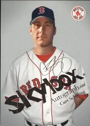 2004 SkyBox Autographics - Insignia #33 - Curt Schilling - Boston Red Sox