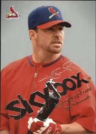 2004 SkyBox Autographics - Insignia #35 - Jim Edmonds - St. Louis Cardinals