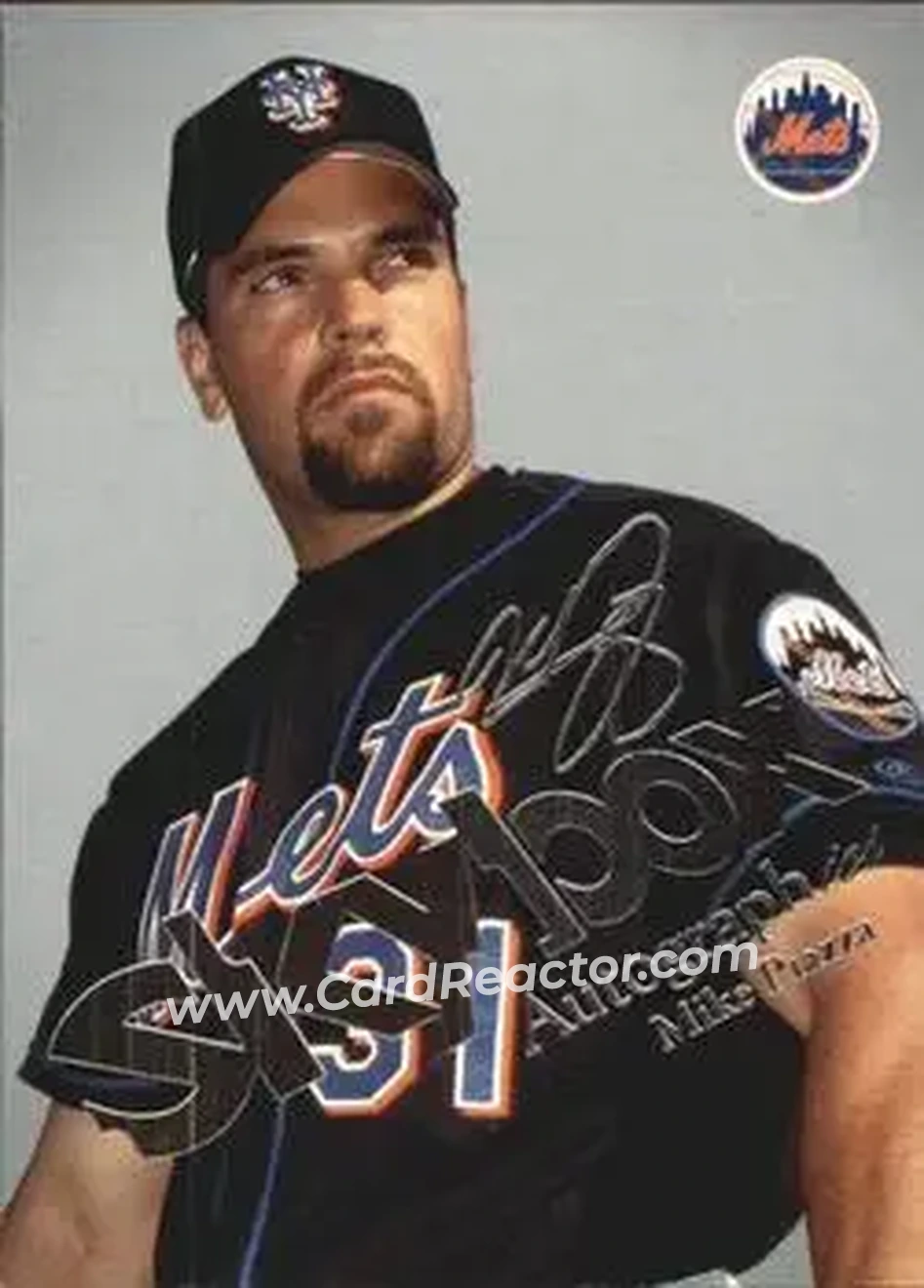 2004 SkyBox Autographics - Insignia #43 - Mike Piazza - New York Mets - Front 2004 SkyBox Autographics - Insignia #43 - Mike Piazza - New York Mets - Front