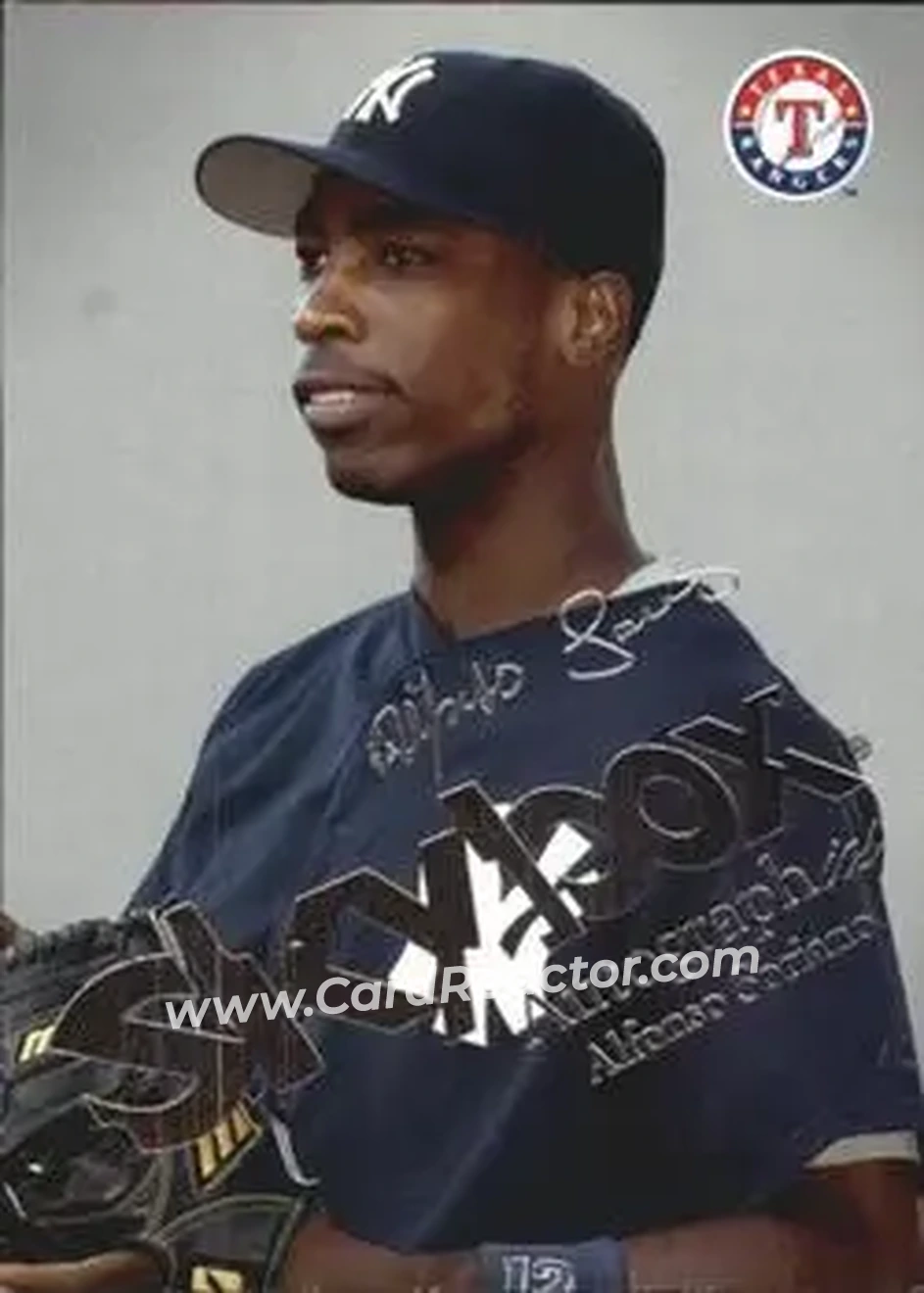2004 SkyBox Autographics - Insignia #44 - Alfonso Soriano - Texas Rangers - Front