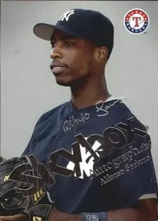 2004 SkyBox Autographics - Insignia #44 - Alfonso Soriano - Texas Rangers